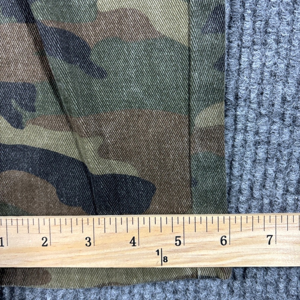SHEIN Skinny Jeans Women Size 36 Green Camo Print High Rise Stretch - Picture 6 of 10